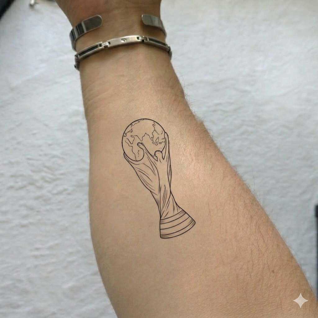 Tattoo Football World Cup Trophee