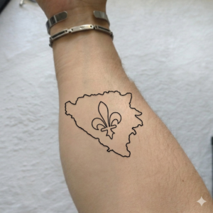 Tattoo Albanie carte Bosnie