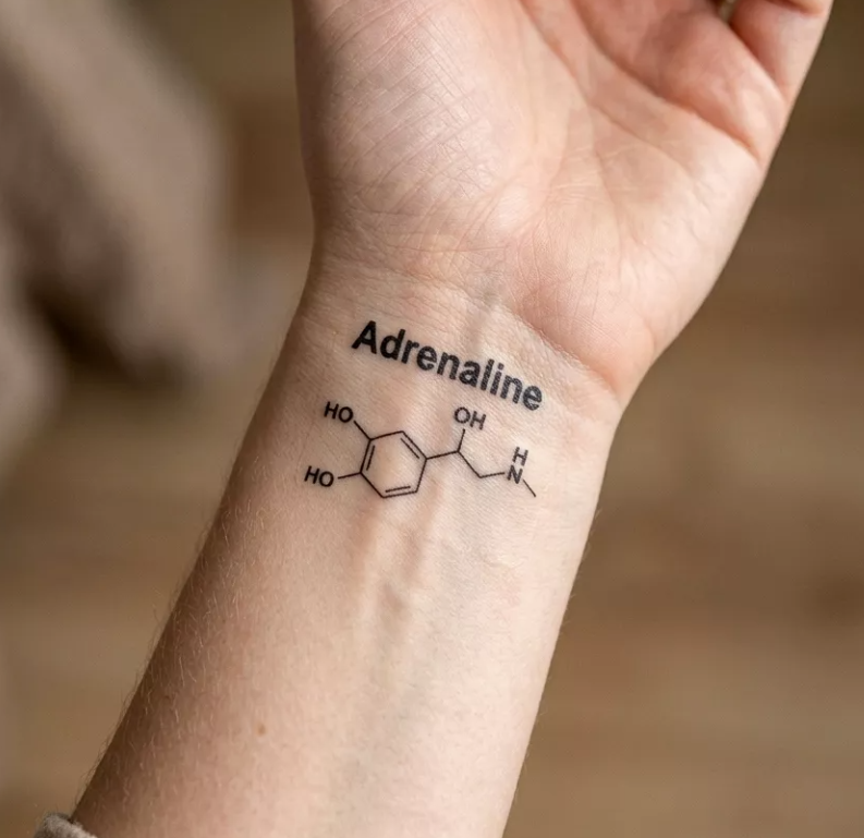 Tattoo Molécule Adrénaline