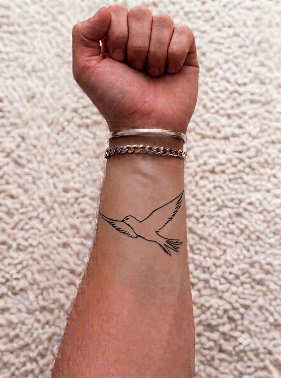 Tattoo Oiseau en vol