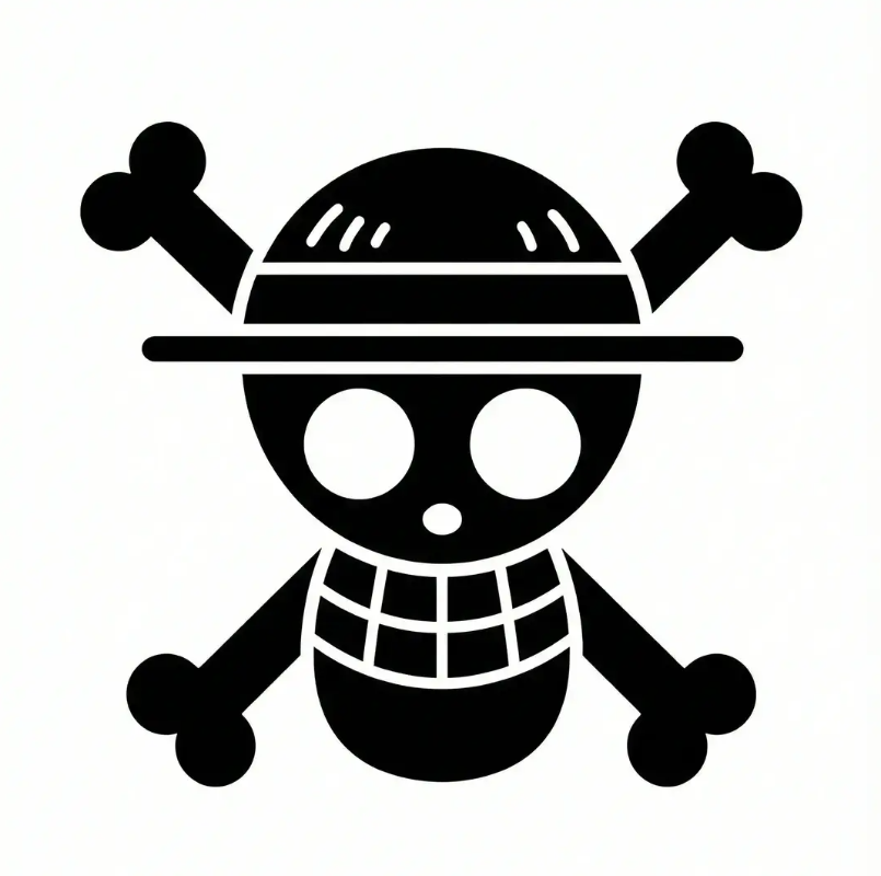 Tattouage Logo pirate One Piece Luffy
