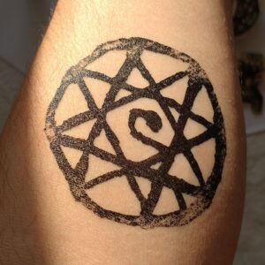 Tattouage sceau Alphonse Elric Fullmetal Alchemist