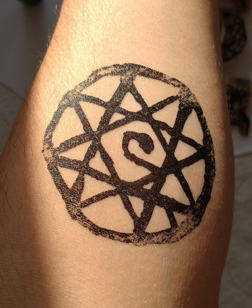 Tattouage sceau Alphonse Elric Fullmetal Alchemist