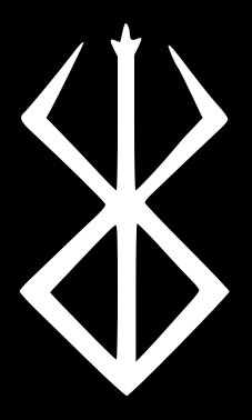 Tatouage emblème Berserk traits droit – Image 2